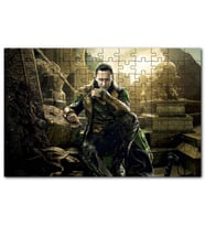 Cakapuzzle Thor 2 Filminden Sinsi Gülen Loki Puzzle Yapboz MDF (Ahşap) (120 Parça)