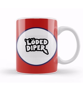 Loaded Diaper LOGO Kupa Bardak Porselen