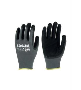 Nitril Kaplamalı İş Eldiveni Starline E93 EN 388 420 Köpük Ömürlü Esnek Koruma