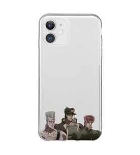 Iphone 11 Uyumlu JoJo's Bizarre Adventure Tasarımlı Şeffaf Telefon Kılıfı