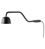 LED'li dolap aydınlatması, siyah, 130 lm