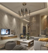 Decoraktiv Trendstyle 4S Mdf Tv Ünitesi ve Orta Sehpa 2'li Set - Beyaz Pera (Beyaz - Pera)