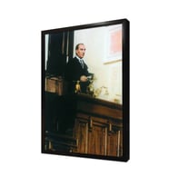 Atatürk Meclis Konuşması Yaparken Çerçeveli Mdf Tablo
