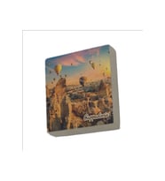 Kapadokya Baskılı Taş Magnet 5X5