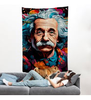 Albert Einstein Duvar Örtüsü-7827