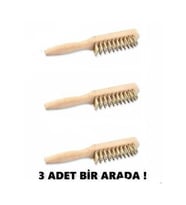 Tel Fırça Döküm Yüzey Mangal Izgara Tost Temizleyici 3 Adet