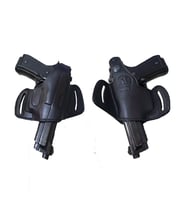Baretta F 92 Yarım Kelebek Kılıf Siyah Renk Hakiki Deri