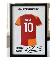 Leroy Sané 3D Parçalı Forma Tasarımlı Koleksiyon Çerçevesi - Galatasaray SK Temalı