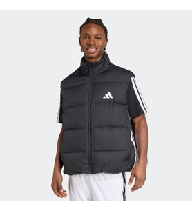 adidas JM4078 ESS 3S PUF D V Erkek Spor Yelek (Siyah)