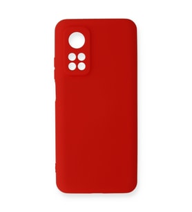 Mi 10T Kılıf Nano Içi Kadife Silikon - Kırmızı
