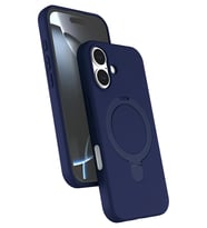 iPhone 17 Regal Magsafe Standlı Kapak - Lacivert