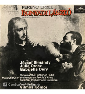 Ferenc Erkel Hunyadi Laszlo LP Plak (Karışık)