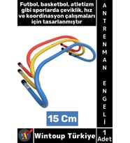 #AntrenmanMalzemesi Futbol Basketbol Atletizm Fitness Cross Fit Hız Çeviklik Antrenman Engeli 15 Cm