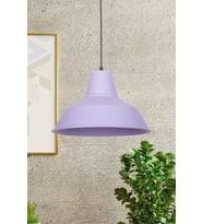 Modern Lila Metal Sarkıt Cafe ve Mutfak Tekli Avize