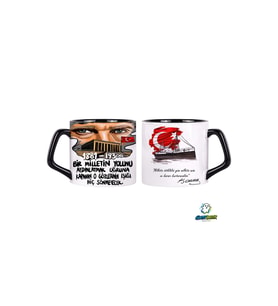Ghostbastır Design Atatürk Kupa Bardak Tek Adet 0624