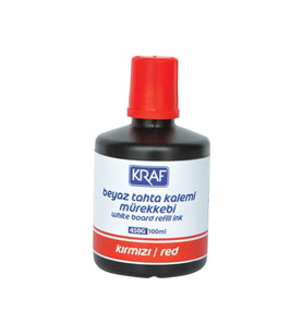 Beyaz Tahta Kalem Mürekkebi 100ml Kırmızı 450g1
