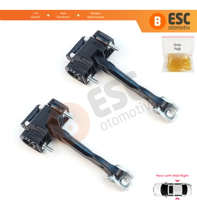 Volvo V70 MK2 S60 XC90 XC70 Cross Country MK1 31217752 İçin 2 EA Arka Sağ ve Sol Kapı Gergi Yayı