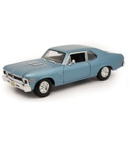 Maisto 1/18 1970 Model Chevrolet Nova SS Mavi