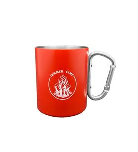 Çelik Kupa Kırmızı 180ml