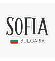Sofya - Bulgaristan Çıkartması Araba Oto Sticker Etiket 19CM
