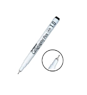Kaligrafi Kalemi Siyah 1.0 Mm Düz Kesik Uç Arabic Ergolıne Calligraphy 1 Adet