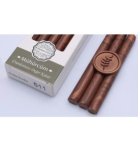 Mühür Mumu Çubuk 11mmx120mm 10 lu Paket Model: 511 KOYU BRONZ