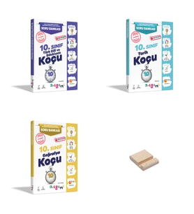 ORİGAMİ 10. Sınıf Edebiyat Tarih Coğrafya Soru Bankası 3lü Set + Telefon Standı