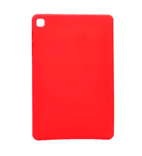 Samsung Galaxy Tab S6 Lite P610 Kılıf Pürüzsüz Mat Yumuşak Esnek New Style Tablet Case (Kırmızı)