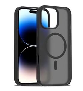 İPhone 16 Pro Uyumlu Siyah Magsafe Özellikli Juko Kılıf (Siyah)