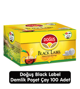 Doğuş Black Label Demlik Çay 100 Adet