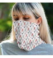 Şimşek İkonlu Motorcu Boyunluk Maske Bandana
