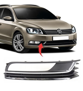 Passat B7 Comfortline Sağ Sis Kapağı Sisli 2011-2015 3Aa854662A