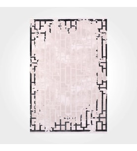 Makine Kaymaz Yıkanabilir Antrasit Geometrik Triko Salon Halısı Mutfak Halısı Koridor Halısı Yolluk 7560