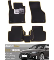 AUDİ A8 L (2017-2024) Uyumlu EVA Paspas Tam Set–Araca Özel,Su Geçirmez,Hızlı ve Kolay Montaj