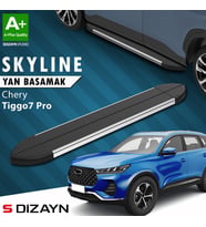 S-Dizayn Chery Tiggo7 Pro Skyline Krom Yan Basamak 183 Cm 2022 Üzeri A+ Kalite