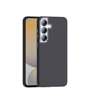 Samsung Galaxy S25 Uyumlu Kılıf M-safe Şarj Özellikli Karbon Fiber Görünümlü Zore Gros Kapak