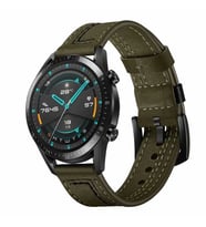 Samsung Gear S2 (20mm) Uyumlu Kordon Deri Dikişli Luxury KRD-19 Kayış