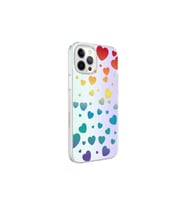 Apple iPhone 12 Pro Max Uyumlu Kılıf Zore M-Blue Desenli Kapak (Kırmızı)
