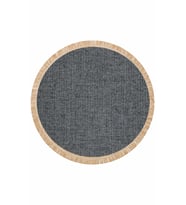 Bespoky Eberndorf Mavi Patchwork Pamuklu El Dokuması Alan Halısı