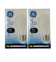 General Electric 8W 2700K (Sarı Işık) E27 Duylu Led Cam Ampul (2 Adet)