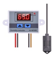XH-W3005 DC 12V Dijital Nem Kontrol Cihazı 120W Güç Kuluçka Depo Oda Sera Havalandırma İklimlendirme