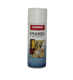 Harris Paints Enamel Sprey Boya – Beyaz, 311g (11 oz) – İç/Dış Mekan