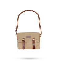 Design 01 Kanvas - Deri Unisex Postacı Çanta