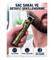 Mey İthalat® Saç Sakal Ense Düzeltme Makinesi 300 Dakika Çalışma Süreli Şarj Edilebilir