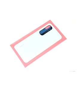 Mi Note 10 Lite Arka Kapak Batarya Pil Kapağı (Cam) (Siyah)