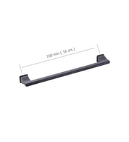 5 Adet Doğanlar Techno 160 mm Mobilya Kulp Mat Siyah