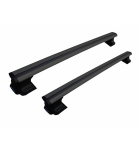 TrophyBars Kilitlenebilir (130 cm) Siyah Ara Atkı - Toyota Corolla Verso II Compactvan ile Uyumlu Tavan Barı