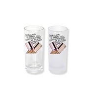 Ghostbastır Design Para Sözlü Buzlu / Buzsuz Seçenekli Rakı Bardağı – 1 Adet Şık Sunum Bardağı 0192