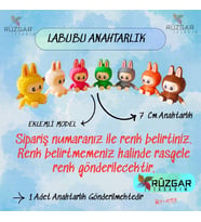 Labubu Eklemli Anahtarlık - 7 Cm Anahtarlık Boyu - 1 ADET GÖNDERİLİR