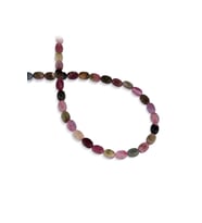 Turmalin Doğal Taş Yassı Oval Kesim 6x8mm Dizi